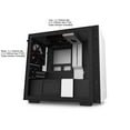 thumbnail image 3 of NZXT H210 - Mini-ITX PC Gaming Case - Front I/O USB Type-C Port - Tempered Glass Side Panel - Cable Management System - Water-Cooling Ready - Radiator Bracket - Steel Construction - White/Black, 3 of 13