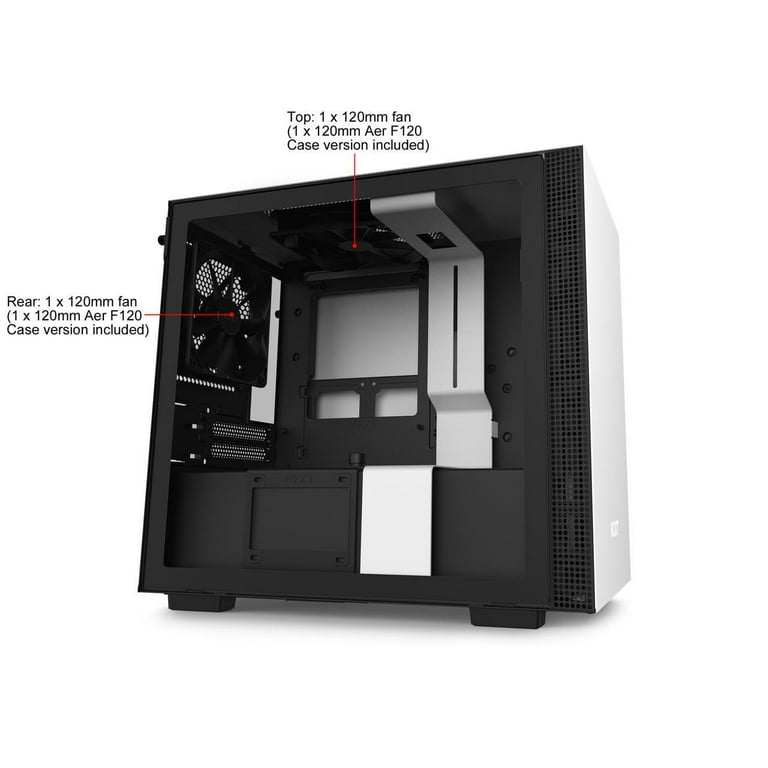 NZXT H210 - Mini-ITX PC Gaming Case - Front I/O USB Type-C