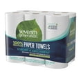thumbnail image 3 of Seventh Generation 100% Recycled Paper White 2-Ply Paper Towels 6 Count, 3 of 7