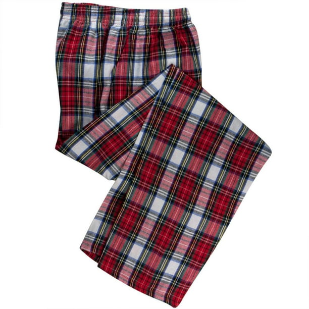 Red Plaid Adult Pajama Pants 