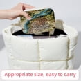 thumbnail image 6 of Map Section Velvet Portable Jewelry Stand with Removable Compartment - Organizer Box, Necklace Holder, Jewelry Display - Gift, 6 of 7