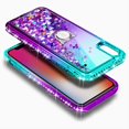 thumbnail image 4 of NGB SUPREMACY For iPhone X/XS Phone Case Screen Protector Ring Holder Wrist Strap Lanyard Shiny Sparkly Glitter iPhone X/XS Case Cover, 4 of 11