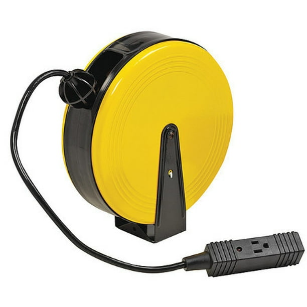 Bayco SL800 TripleTap Extension Cord 30 16/3 On Metal Retractable
