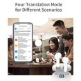 thumbnail image 5 of B11 Smart Voice Translation Headset Bluetooth Wireless Supports 144 Languages Real-Time Translation, 5 of 5
