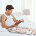 thumbnail image 6 of Picia Goose Queen Mens Soft Woven Cotton Elastic Waistband Sleep Pajama Pant Lounge Sleep Pant With Pockets And Drawstring-XX-Large, 6 of 9