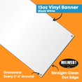 thumbnail image 4 of Milweb1 - Blank White Vinyl Banner Sign with Grommets (3'x12'), 4 of 4
