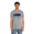 thumbnail image 4 of Unisex Jersey Short Sleeve Tee Lions Football Blue, 4 of 12