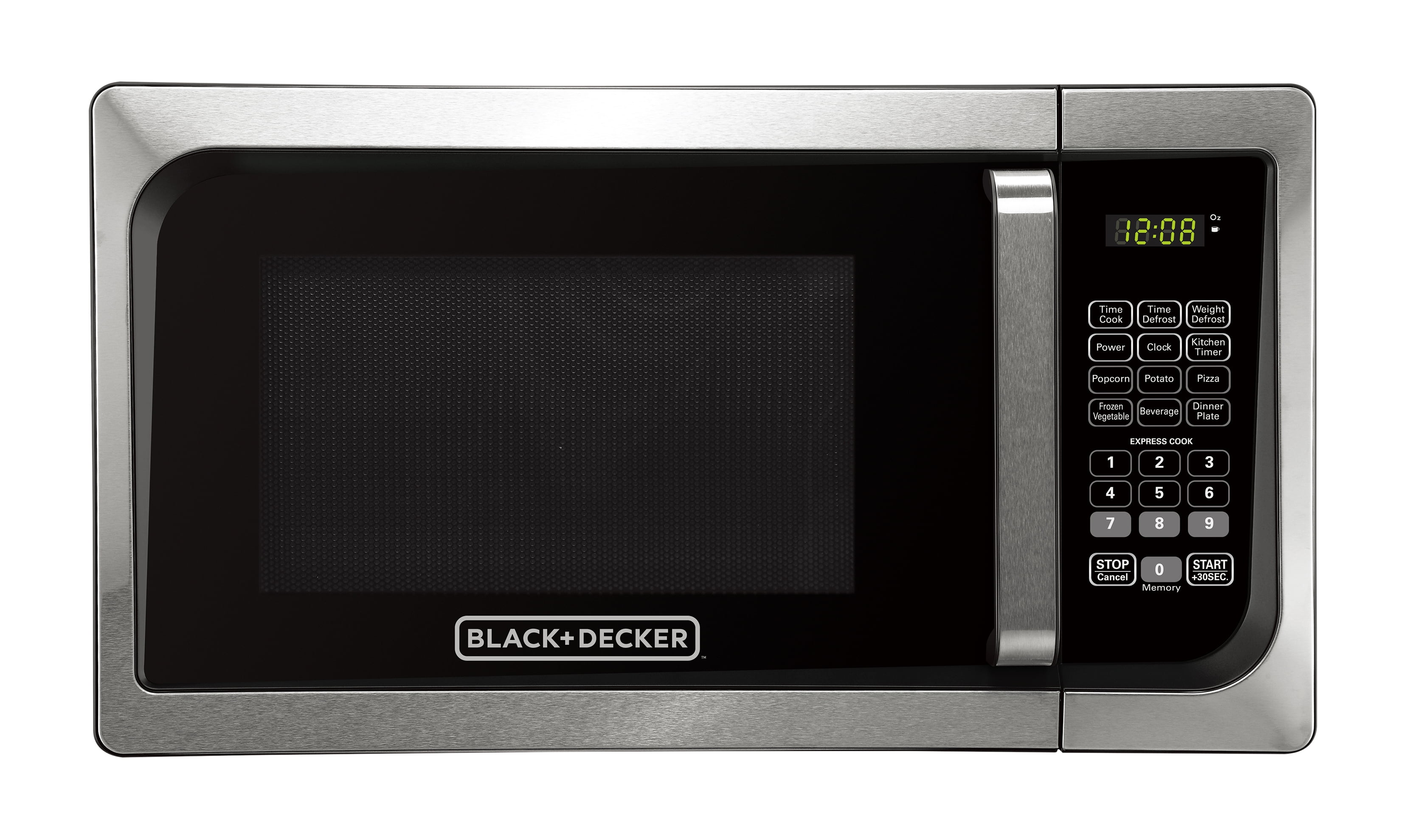 BLACK+DECKER EM925AJK-P1 0.9 Cu. Ft. Microwave With Pull Handle