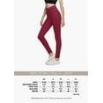 thumbnail image 5 of Womens High Waist Leggings with 3 Pockets | Tummy Control Yoga Workout Pants | 7/8 Length, 5 of 7