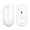 White, variant on Yajisi Wireless Gaming Mouse 1200DPI 2.4G Ergonomic Fit Palm Battery Powered Computer Mouse for Desktop PC Laptop, Solid Black Finish (5.9 inches / 15 cm length, 2.9 oz / 84 g weight)