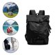 thumbnail image 1 of Mochila de viajes mochila casual con correas ajustables ligeras con mochila de compartimento para zapatos para senderismo deportivo durante la noche Negro, 1 of 8