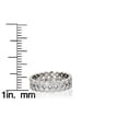 thumbnail image 2 of Decadence Sterling Silver 2 Row Bezel Milgraine Eternity Ring, 2 of 4