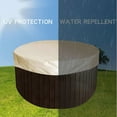 thumbnail image 5 of (190*30cm) Couverture de Spa Ronde Imperméable Anti-uv Protecteur de Spa Extérieur Couverture Anti-Poussière pour Spas, 5 of 5