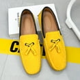 thumbnail image 4 of Big Size Men's Casual Loafers Slip On Leather Shoes Comfortable Lightweight Driving Shoes Male Moccasins Classic Penny Loafer Flats Boat Shoes Outdoor Walking Shoes, 4 of 9