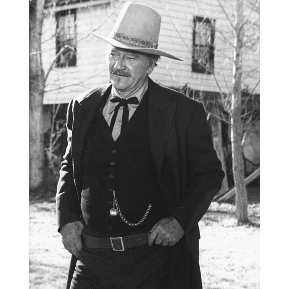 The Shootist Classic J. Wayne Hands On Gunbelt 24x36 Classic Hollywood Poster