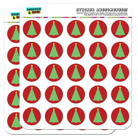 Christmas Tree Contemporary 1 Scrapbooking Crafting Stickers