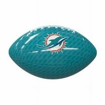 Logo Brands 617-93MG-1 Miami Dolphins Carbon Fiber Mini Size Glossy Football