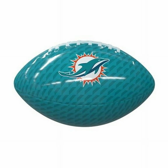 Logo Brands 617-93MG-1 Miami Dolphins Carbon Fiber Mini Size Glossy Football