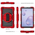 thumbnail image 5 of TECH CIRCLE Galaxy Tab A 8.4" Case SM-T307,  Sturdy Kickstand Rugged Case with Hand/Shoulder Strap, Red, 5 of 8