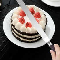 SNGMN Offset Spatula Set, Stainless Steel Cake Icing Spatula, Baking Decorating Spatula, Icing Spreader Scraper Blade