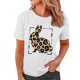 thumbnail image 5 of Blusas sueltas casuales con estampado interesante y cuello redondo para mujer Fridja bn1273, 5 of 6