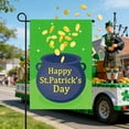 thumbnail image 4 of St. Patrick's Day Garden Flag - Courtyard Clover Flag, Irish Festival Party Decoration Green Irish Banner, 4 of 6