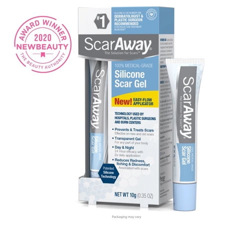 ScarAway Advanced Skincare 100 Percent Medical-Grade Silicone Scar Gel  3 Month Supply - Pack 1