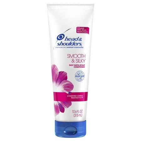 Head and Shoulders Smooth and Silky Dandruff Conditioner, 10.6 fl (Best Conditioner For Dandruff)