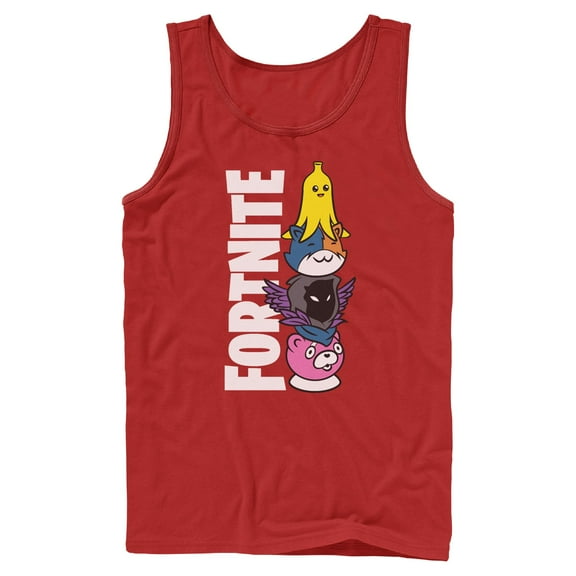 Mens Fortnite Cute Characters Logo Tank Top