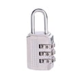 thumbnail image 2 of serony 3 Digit Combination Password Lock Zinc Alloy Cabinet locker Security Lock Suitcase Luggage Coded Lock Cabinet Locker Padlock, 2 of 8