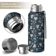 thumbnail image 2 of 20 Oz Pioneer Flower Coffee Tumbler Double Wall Insulated Stainless Steel Water Bottle | Metal Reusable Thermoses Flask with Cup Cap | Leak & Sweat Proof with Anti-Dust Lid, 2 of 7