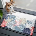 thumbnail image 4 of Summer Marine Life Washable Area Rug 2 x 3 ft Ocean Coral Coastal Starfish Blue Conch, Soft Non Slip Rugs Stain Repellent Indoor Felt Carpet for Living Dining Room Bedroom Home Office, 4 of 9