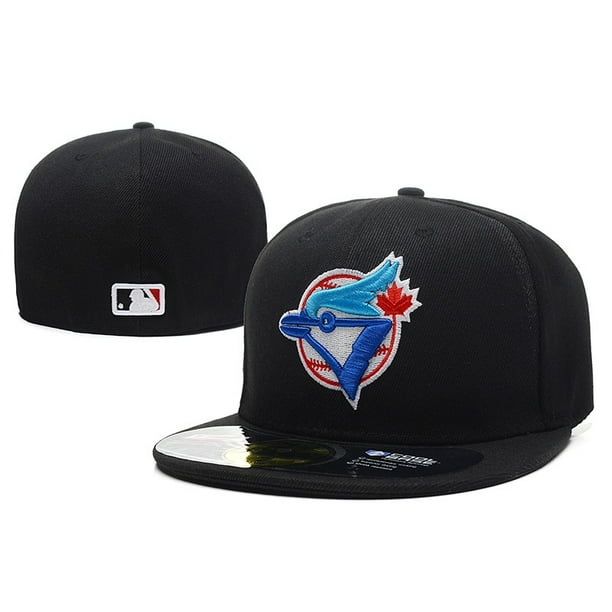 Gorra De Béisbol Blue Jays Tamaño No Ajustable Ala Plana Cerrada