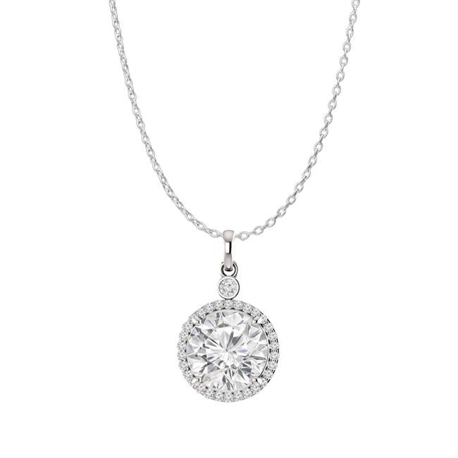 Rhodium-plated 925 Silver #1 Aunt Pendant with 18 Necklace Jewels Obsession #1 Aunt Necklace