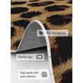 thumbnail image 3 of Fashion Sexy Animal Area Rug for Bedroom 3x5 Ft Retro Brown Leopard Print Super Soft fuzzy Throw Rug Non-Slip Fluffy Plush Indoor Floor Carpet for Living Room Nursery Home Decor, 3 of 8
