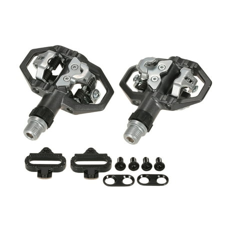 ​Wellgo Sports Casual Touring Mountain Biking Clipless Pedals MTB SPD Clip-in Bicycle Pedals with Cleats