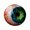 Green, variant on Yihuala Resin Eyeballs Sculpture Scary Eye Model Figure For Horror Project And Unique Home Haunted Room Decorative Accessories