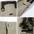 thumbnail image 6 of Domzest Men's Hiking Pants Lightweight Water Resistant Quick Dry Outdoor Pants for Fishing Travel Camping Khaki 2XL, 6 of 9