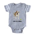 thumbnail image 1 of CafePress - FIN Bulldog Life Ball - Cute Infant Baby Football Bodysuit, 1 of 1
