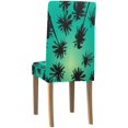 thumbnail image 4 of Funda protectora elástica ABPHQTO para silla de comedor juego de 4, 4 of 4