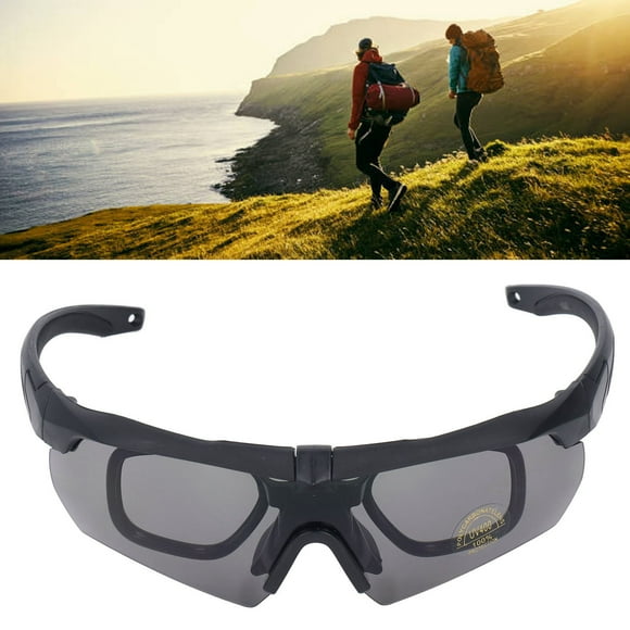 Impact Resistant Goggles, UV400 UV Eye Professional Non Reflective Cycling Glasses for Sports