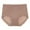 Coffee, variant on fatyb Women's High Waisted Underwear with Lace Full Coverage Briefs Stretch Ladies Lightweight Panties