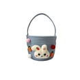thumbnail image 2 of dajkiuy Easter Bunny Basket with Handle, Egg Buckets Gifts Tote Bags Egg Hunt Basket for Easter Decorations, 2 of 5