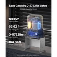 thumbnail image 3 of KFFKFF Automatic Sliding Gate Opener, 1200W Electric Motor for Gates up to 65.6ft and 5732lbs, Chain Drive System with Infrared Sensor & 2 Remote Controls, Driveway Entry Gate Operator, 3 of 9