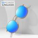 thumbnail image 3 of Small Round Polarized Sunglasses for Women Men Classic Retro Metal Frame Sun Glasses UV Protection, 3 of 4