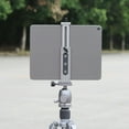 thumbnail image 6 of CIYISON Metal Tablet Holder for Tripod Mount, 1/4" Screw Acra-standard Mount Universal Phone Clamp Holder Stablizer Adapter, 6 of 17