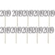 thumbnail image 2 of 10 Piezas Cake Topper, Cake Pick 2019 Moda DIY Papel Cupcake Toppers Selecciones Para año en hogar Plata perfecl Adornos para cupcakes de graduación, 2 of 7