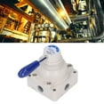 thumbnail image 1 of Pneumatic 3 Position 4 Way Hand Lever Operated Valve Pneumatic Solenoid Valve, 1 of 8