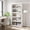Antique White, variant on Kicctian 5-Tier Wooden Bookcase -Tall Bookshelf with Storage, Open Display Shelves for Home Office, Living Room, Bedroom
