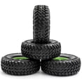 thumbnail image 4 of Car Tires with Wheel Rims Replacement for 110 -4 Axial SCX10 90046 90047 CC10Car, 4 of 6